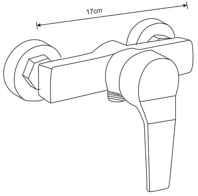 Mexen Erik sprchová súprava s ručnou a dažďovou sprchou a sprchová batéria Caro, čierna matná, 746640205-70