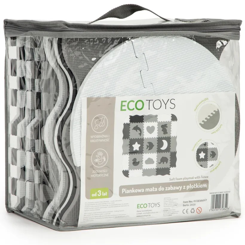 WELLHOX Hracia penová podložka pre deti "zvieratká a tvary"