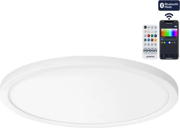 Brilagi - LED RGBW stmievateľné stropné svietidlo VIBE LED/24W/230V 3000-6500K biela + diaľkový ovládač