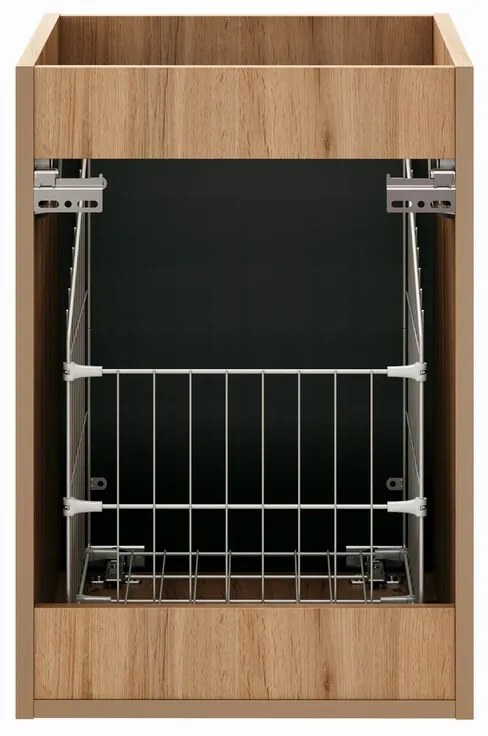 Skříňka pod umyvadlo Casad s deskou 140 cm dub wotan