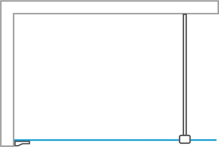Roth Bezrámová sprchová zastena MI TWF - bez vaničky ROTH-Variant: šírka: 150 cm - (MI TWF 150200 GPE), ROTH-Profily: profily: zlatá, výplň: transpar…