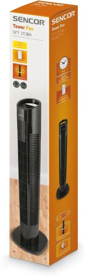 Sencor SFT 3113BK stĺpový ventilátor