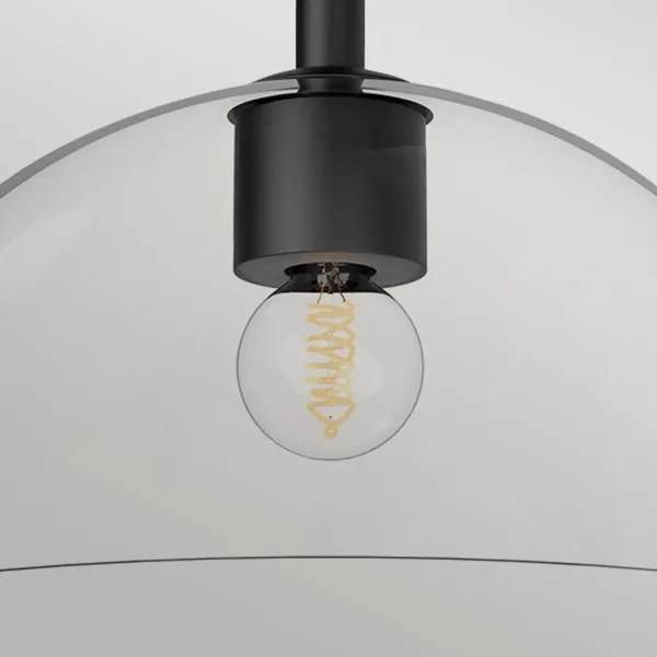 Alora Mood ALM-JUDE-SF-MB-CL-Strop. stropné svietidlo JUDE 1xE27/60W/230V priemer 30,5 cm čierne