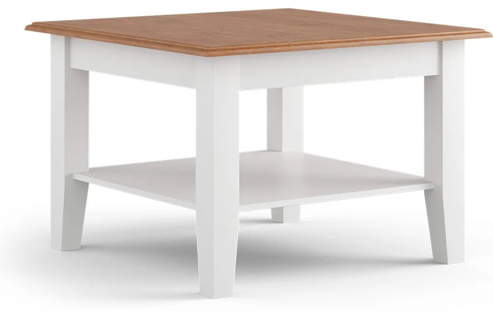 PROXIMA.store - Rustikálny konferenčný stolík - BELLUNO ELEGANTE FARBA: biela - orech