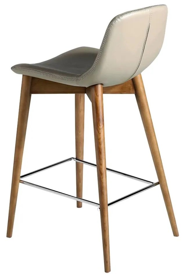 Walnut / Beige Barová stolička 4044 52 × 45 × 93 cm ANGEL CERDÁ