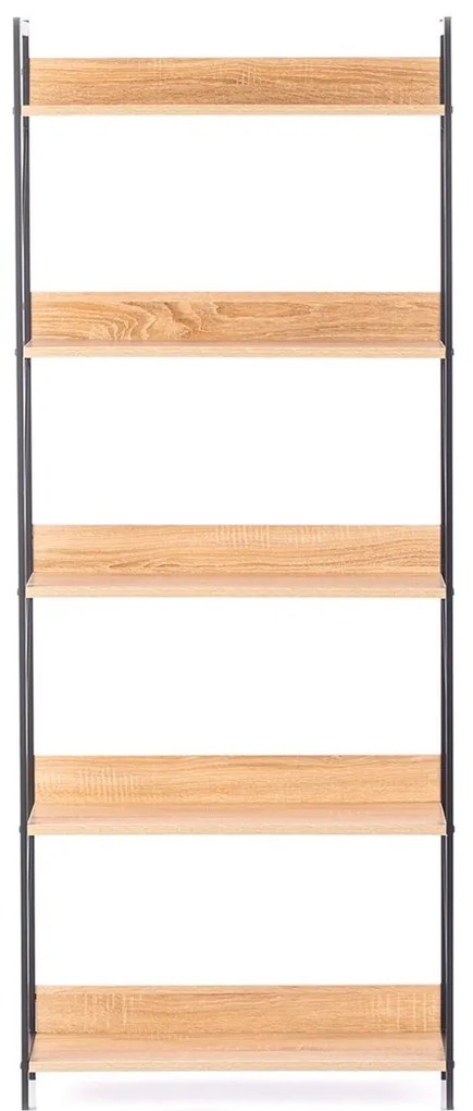HOMEDE Regál Tukke hnedý, velikost 62x27,6x155