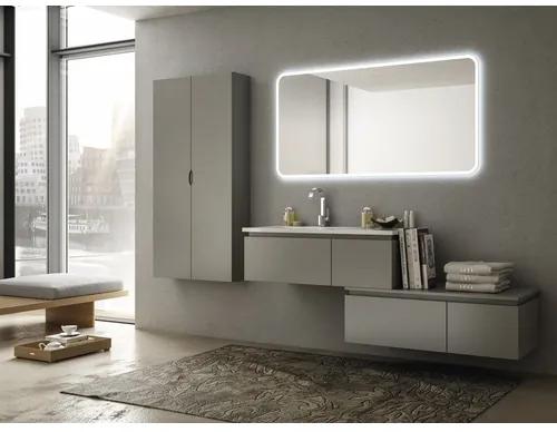 Kúpeľňová skrinka spodná Baden Haus AVRIL 30x100x45 cm talpa sivá