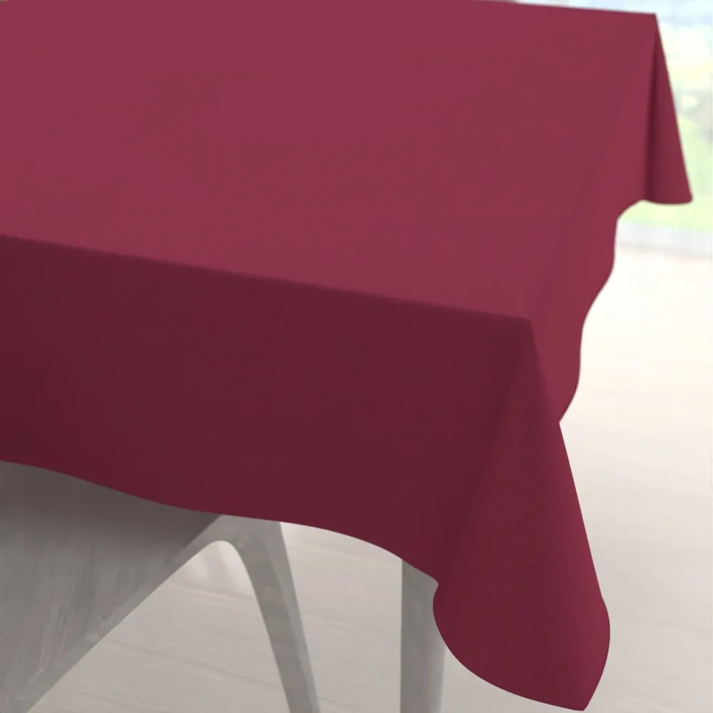 Biante Veľký dekoračný štvorcový obrus BKS-414 Malinovo červený 250x250 cm