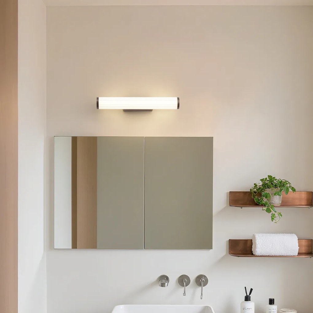 Retro nástenná lampa bronzová 40cm vrátane LED IP44 - Coco