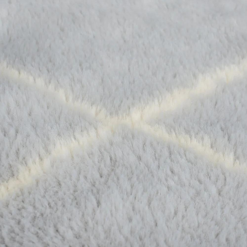 Flair Rugs koberce DOPREDAJ: 160x230 cm Kusový koberec Furber Alisha Fur Berber Grey/Ivory - 160x230 cm