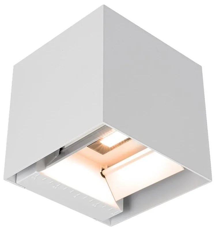 LED Solárne nástenné svietidlo so senzorom LED/9W/5V IP65 2600 mAh biela