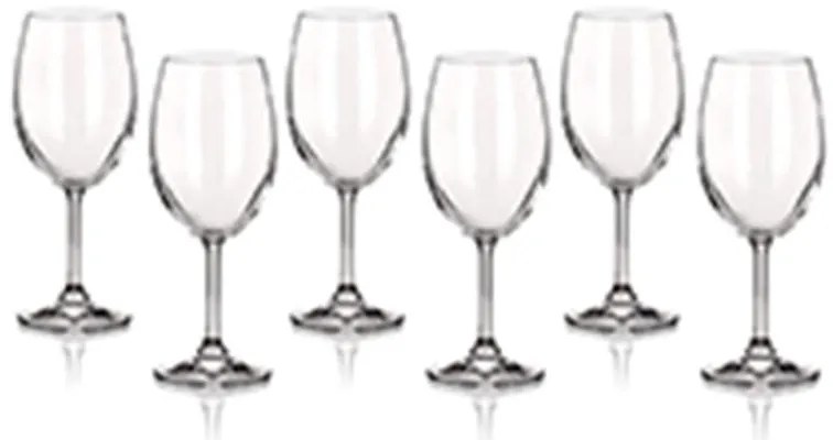 Poháre Na Biele Víno Leonacr 340ml 6ks