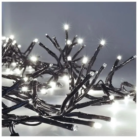 Solight 1V11-W - LED Vianočná reťaz 576xLED/8 funkcií 8m IP44 studená biela + DO