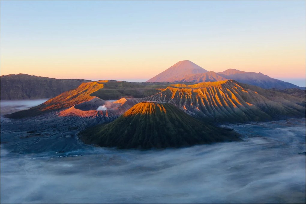 Obraz hory Bromo v Indonézii (90x60 cm)