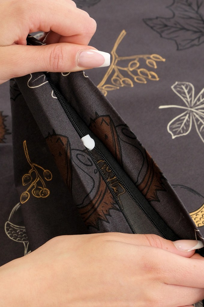 Bavlnená obliečka na vankúš Renforcé 40 × 60 cm - Jesenná elegancia