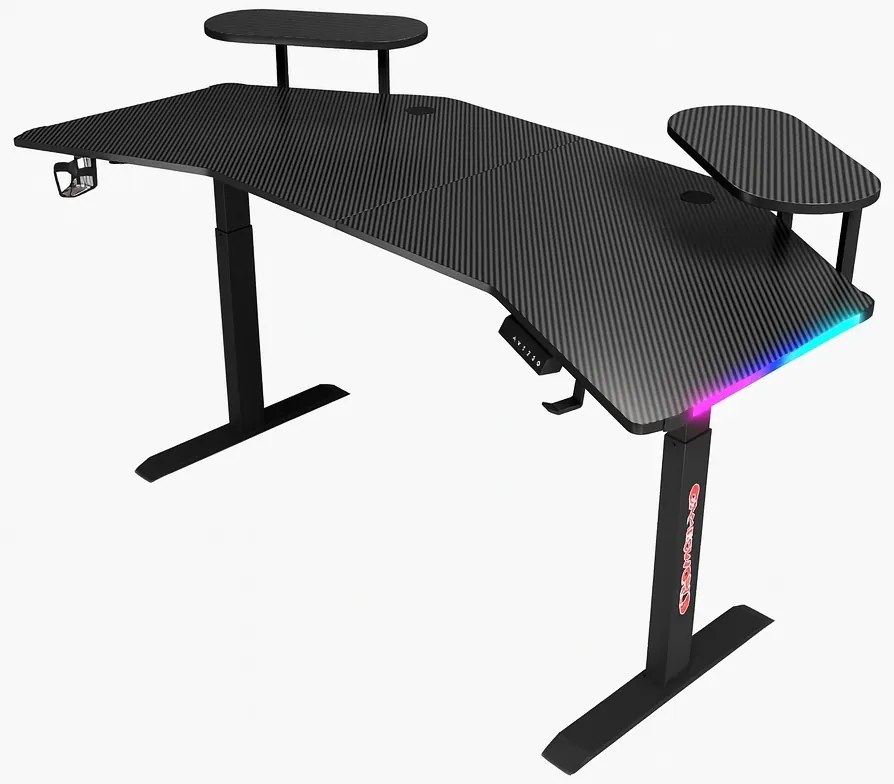 Herný stôl BR03 čierny 160 cm