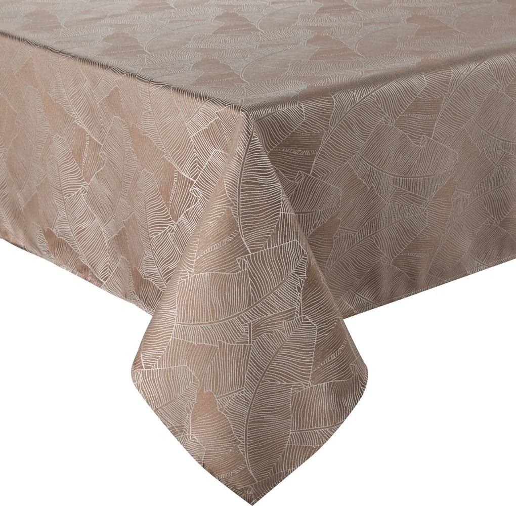 OBRUS ISLA 140X180 CM TMAVOBÉŽOVÝ