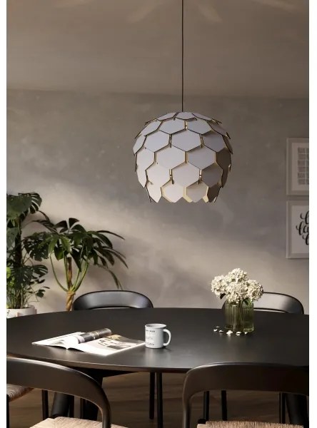 Eglo 900847 - Luster na lanku MATTANZA 1xE27/40W/230V