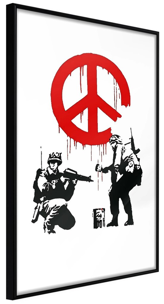 Artgeist Plagát - Cnd Soldiers [Poster] Veľkosť: 20x30, Verzia: Zlatý rám s passe-partout