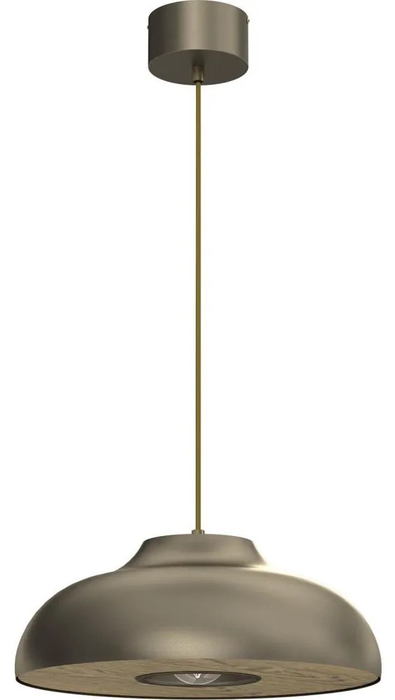 Luster na lanku BILBAO 1xE27/15W/230V pr. 40 cm mosadz