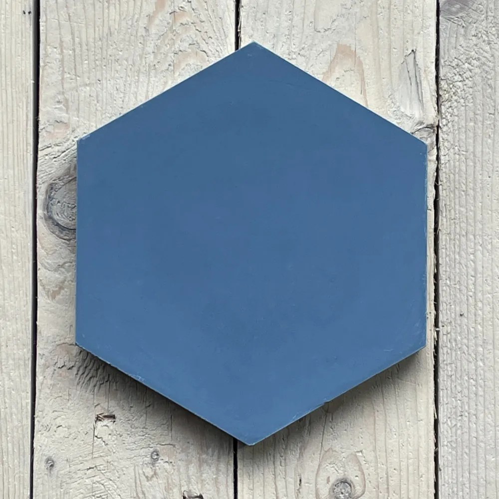 Cementová dlažba Hexa M35 - Farba: námornícka modrá | Articima