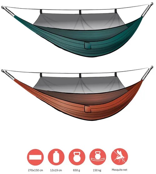 Grand Canyon Hojdacia sieť MOSQUITO HAMMOCK (roiboos Tea)  (100342845)