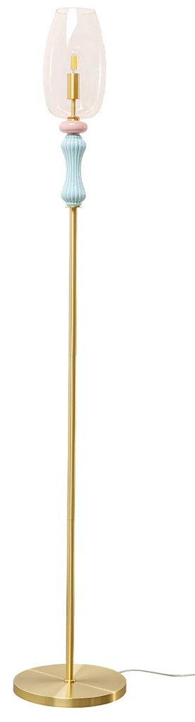 Allegra stojacia lampa zlatá