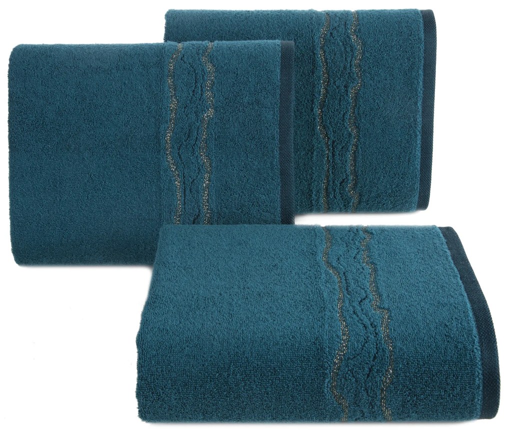 BAVLNENÝ UTERÁK KARIN 70X140 CM TMAVOZELENÁ