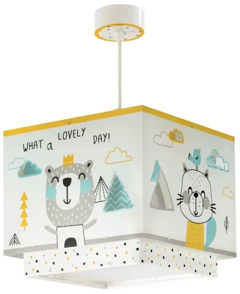 Dalber D-73242 - Detský luster HELLO LITTLE 1xE27/15W/230V