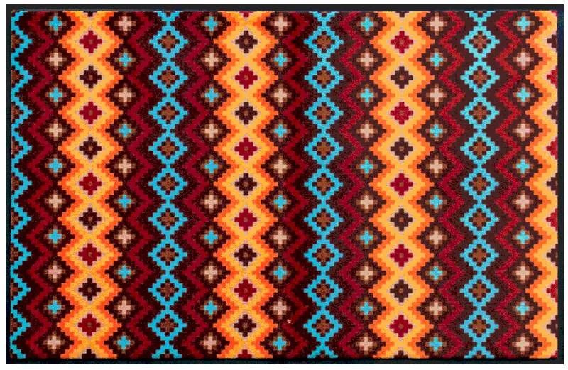 Prémium rohožka s indiánskym vzorom- jeseň (Vyberte veľkosť: 100*70)
