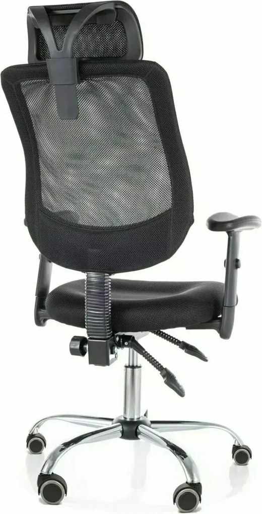 Čierne kancelárske kreslo FLEXISEAT Q-118RC