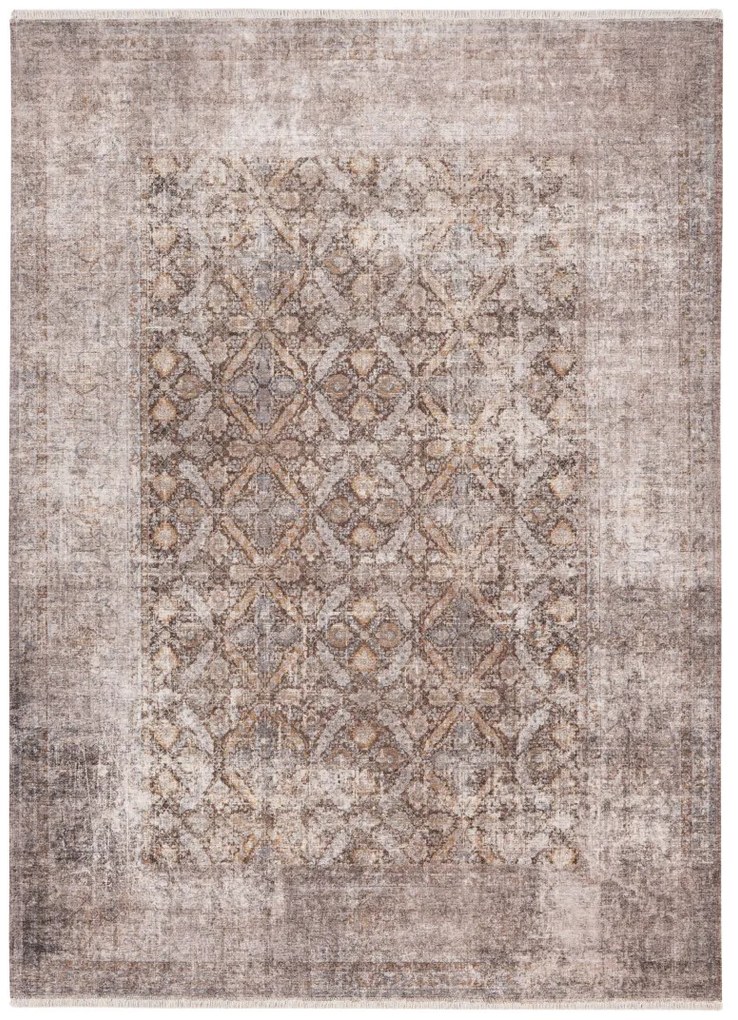 Obsession, Kusový koberec My Maurea 780 gold – na von aj na doma, 200x290, hnedá, chodba / predsieň