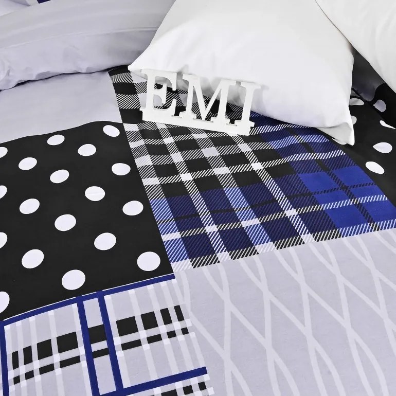 Obliečky bavlnené Art EMI, Štandardný set jednolôžko obsahuje 1x 140x200 + 1x 70x90