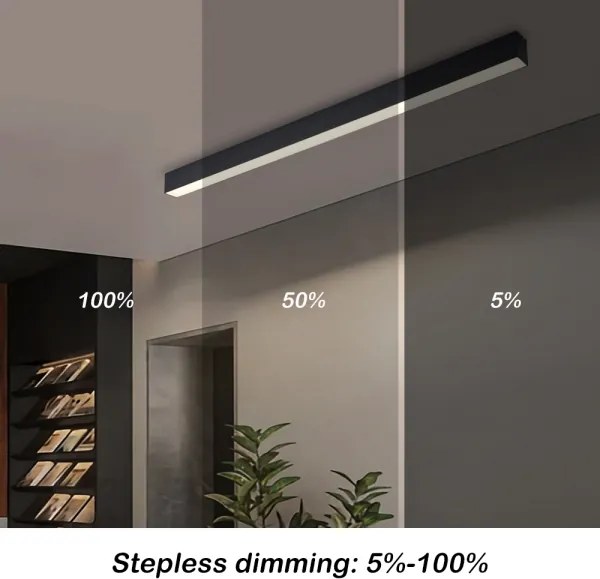 Brilagi - LED stmievateľné stropné svietidlo SLEEKLINE LED/40W/230V Wi-Fi Tuya čierne + diaľkový ovládač