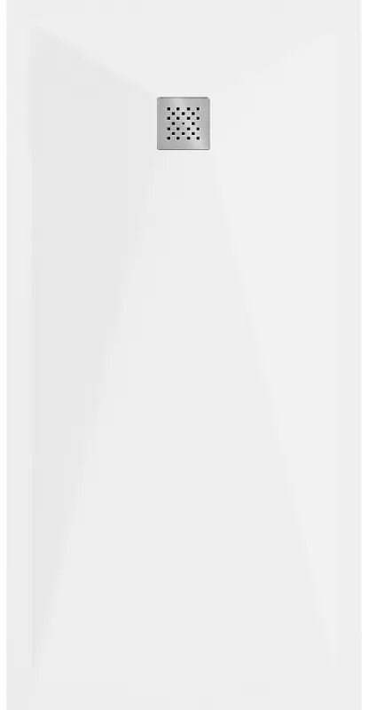 Mexen Stone+, obdĺžniková vanička z minerálneho kompozitu 160 x 100 cm, biela, 44101016