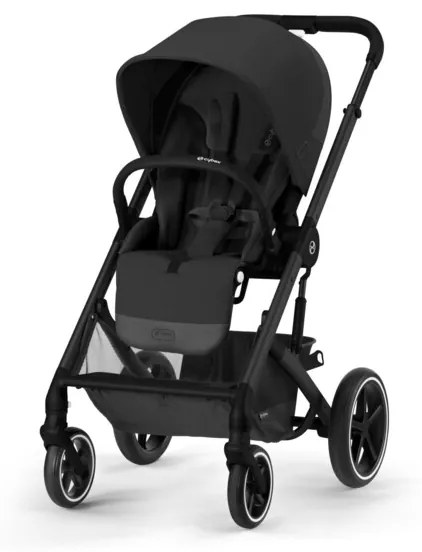 CYBEX športový kočík Balios S Lux - moon black (black frame)
