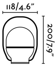 FARO 01016 - LED Stmievateľná stolná lampa TAKE AWAY LED/1,5W/3,7V 2700K 2600 mAh