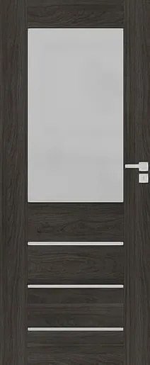 DRE Premium interiérové dvere ľavé 70 cm brest antracit PERMA2JA70L