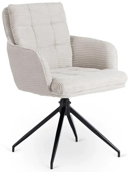 Dizajnová otočná stolička Antony greige menčester