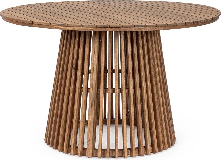 Okrúhly záhradný jedálenský stôl z masívu akácie ø 120 cm Rodano – Bizzotto