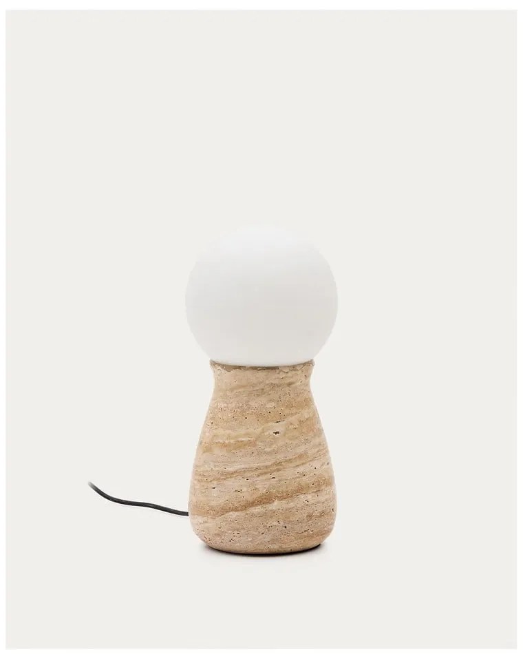 Béžová stolová lampa (výška 31,5 cm) Okeni – Kave Home