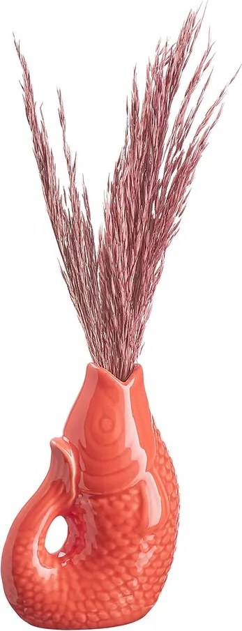 KOI Váza 12 cm - koralová