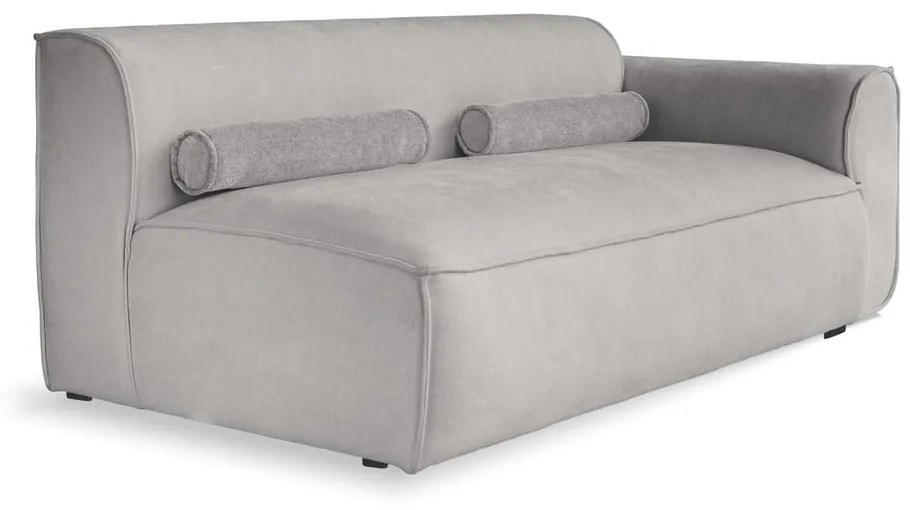 Svetlosivý modul pohovky (pravý roh) Flex Felix – Miuform