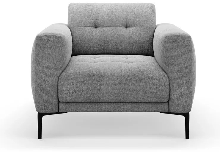 Sivé kreslo Bemy – Micadoni