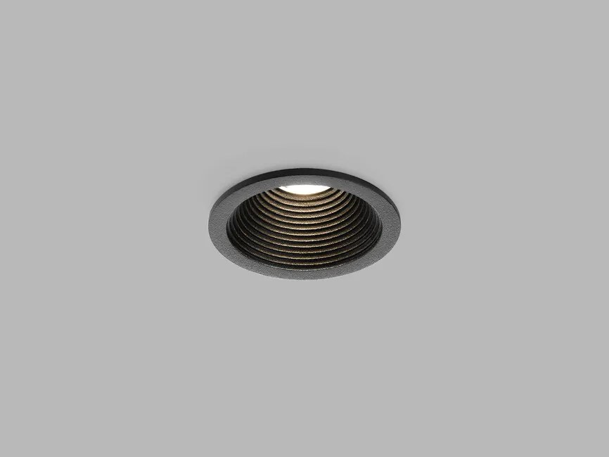 LED2 2111033DT Zapustené svietidlo SPLASH LED 7W, 3000K, 525lm, IP54, čierna, TRIAC