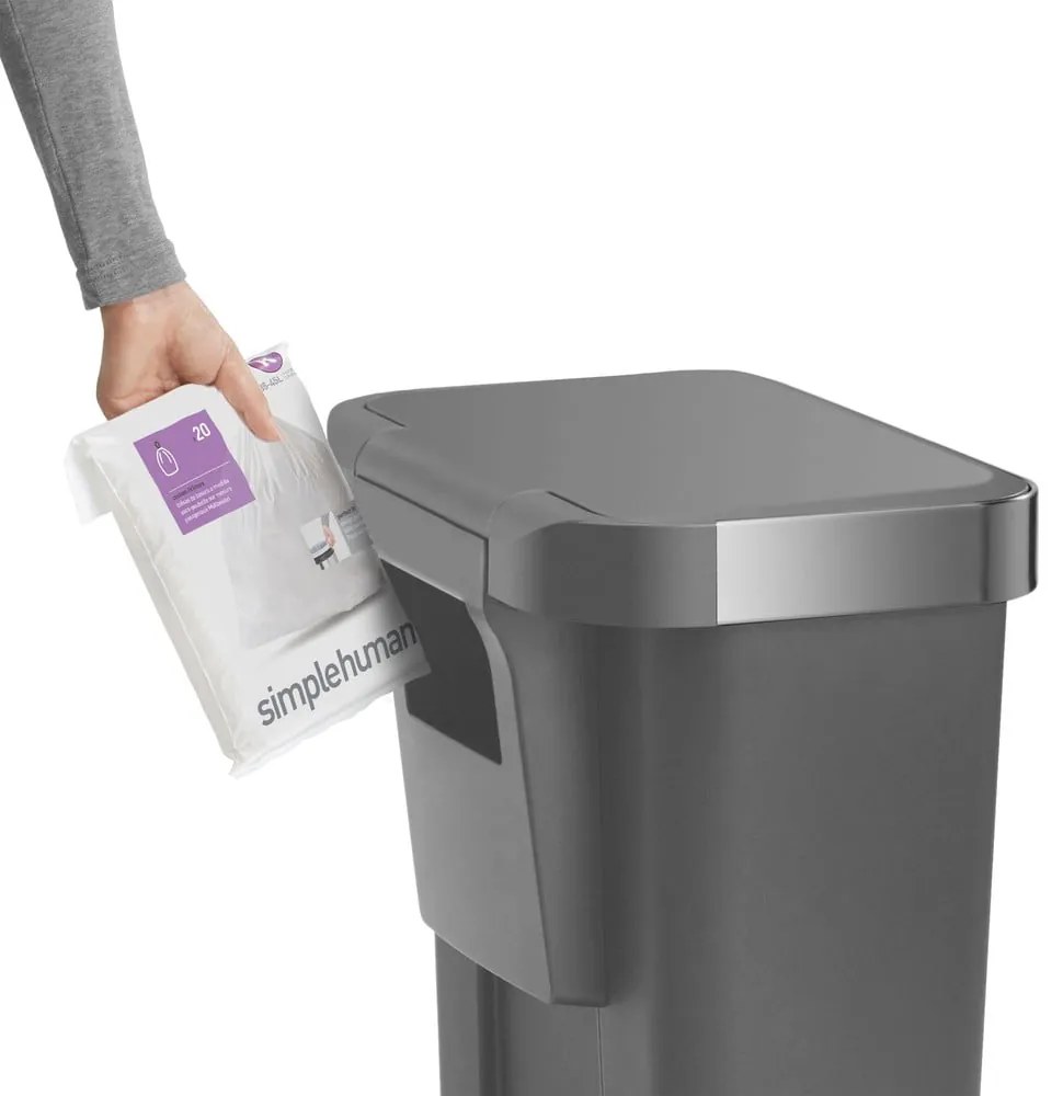 Pedálový plastový odpadkový kôš 45 l - simplehuman