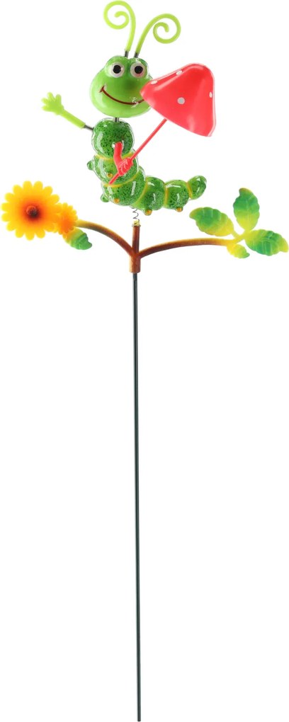 DEKORÁCIA NA VRCH Kvetináča / do záhrady – Húsenica 15 cm / 50 cm *5351