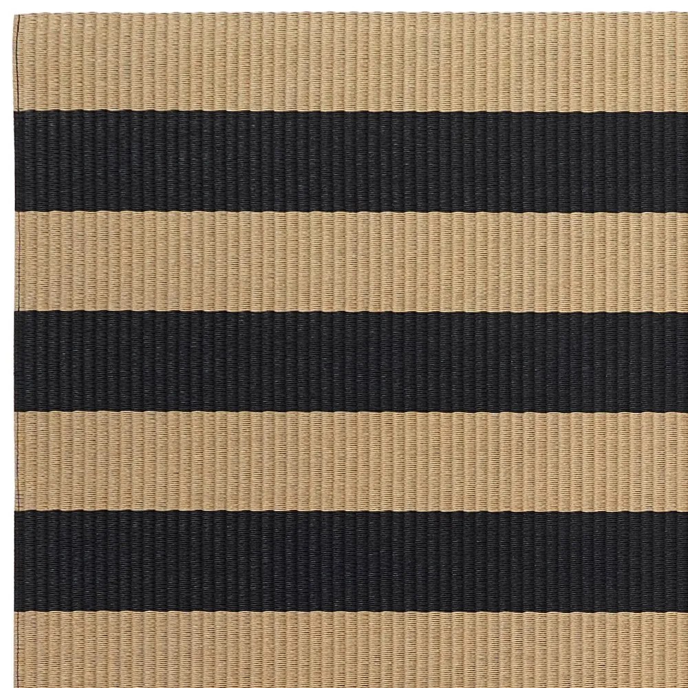 Koberec Big Stripe: Béžovo-čierna 80x260 cm
