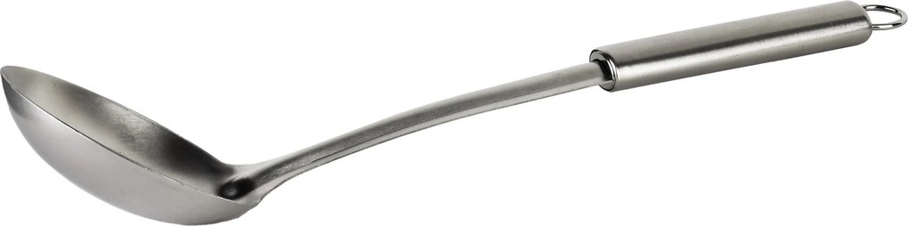 Nerezová naberačka BASIC KITCHEN 34,5 cm strieborná