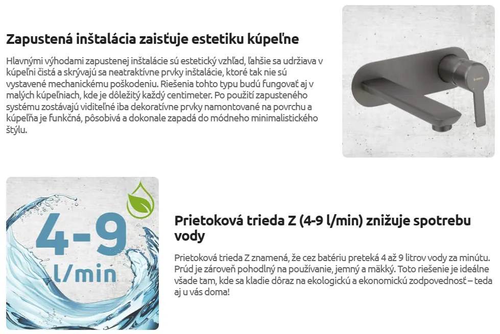 Deante Cascada Alpinia, podomietová sprchová sada s dažďovou nerezovou hlavicou 250x250 mm, čierna matná, BXYZNGAM